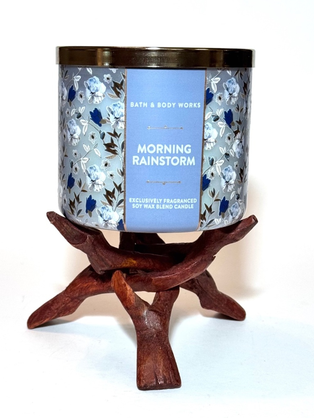 MORNING RAINSTORM 3 Wick Candle - Picture 1 of 3